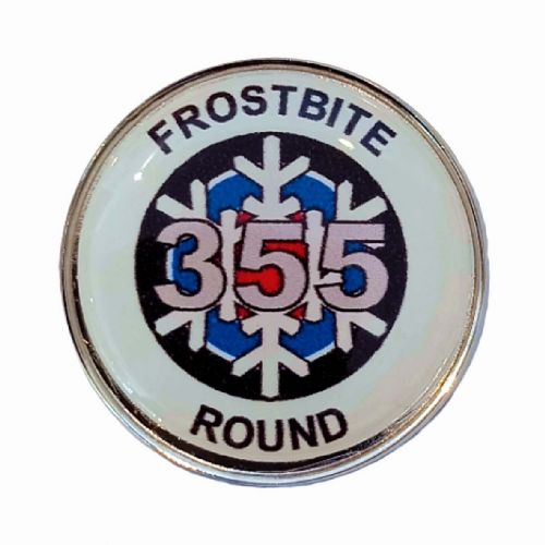 Frostbite Round standard badge